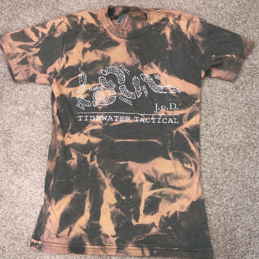 Tie-dye tactical t-shirt